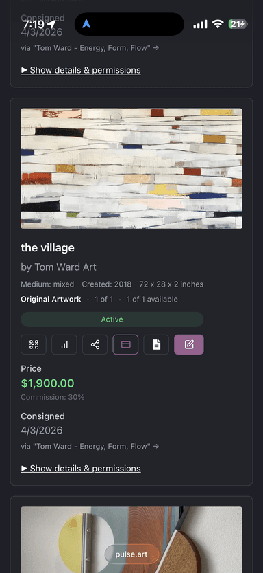 Pulse Artist Profile