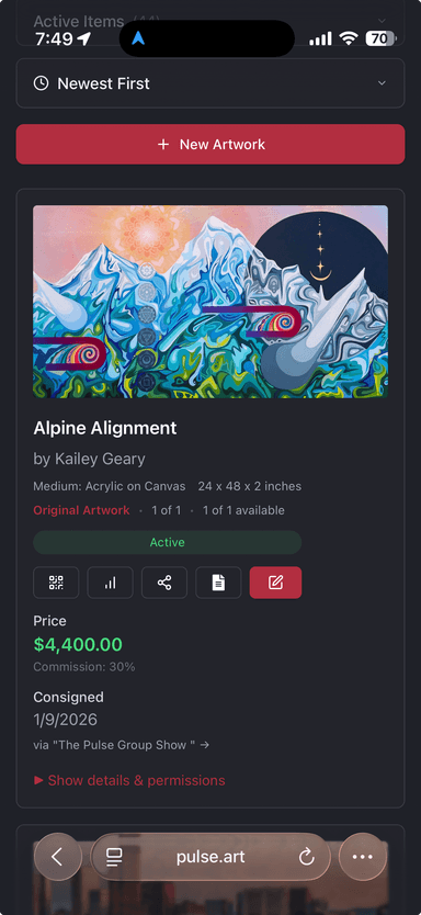 Pulse Artist Profile